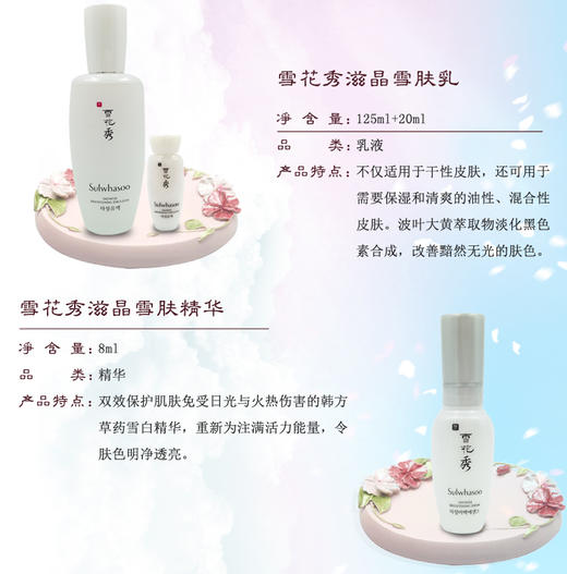 韩国 雪花秀/Sulwhasoo 焕亮雪肤 滋晶水乳7件套JPY带授权招加盟代理 商品图8