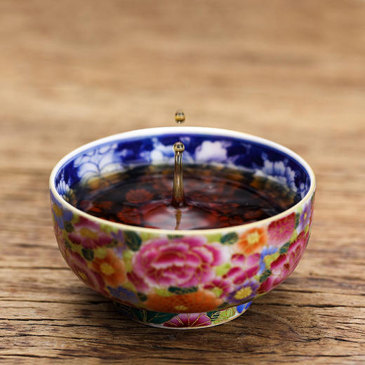 功夫茶具.三勤堂珐琅彩主人杯 商品图0