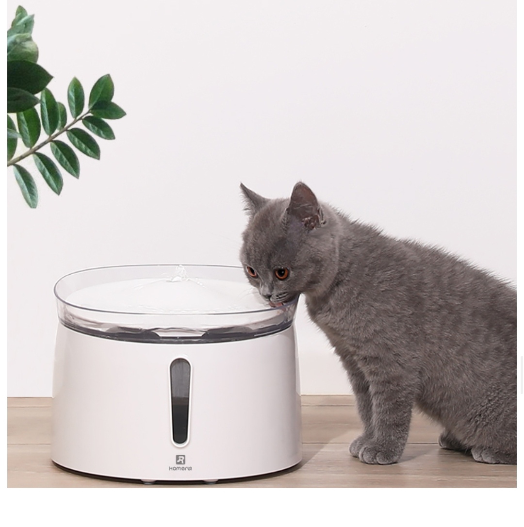霍曼静音版宠物智能饮水机自动循环三重过滤