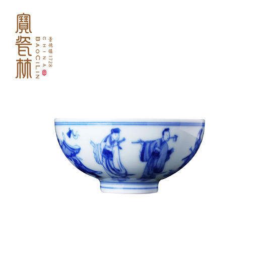 宝瓷林柴窑八仙捧寿杯 商品图5