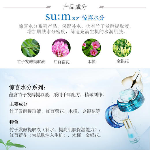 su:m37º 呼吸惊喜水分水乳霜套装礼盒JPY带授权招加盟代理 商品图5