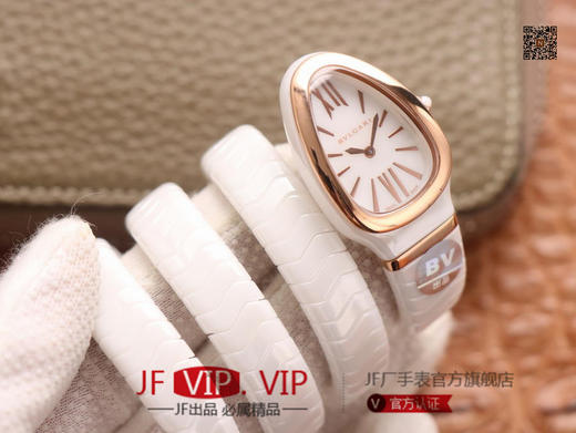 BV宝格丽SERPENTI系列，陶瓷表壳：陶瓷＋316#精钢表带：陶瓷+记忆弹簧表冠：陶瓷+316#精钢表盘：陶瓷表底：陶瓷玻璃：蓝宝石机芯 商品图2