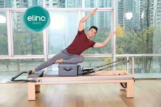 《单件包邮》一恋瑜伽普拉提澳洲款全轨道木头平床CR40/CR55 商品图7