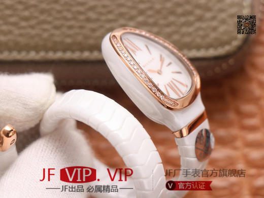 BV宝格丽SERPENTI系列，陶瓷表壳：陶瓷＋316#精钢表带：陶瓷+记忆弹簧表冠：陶瓷+316#精钢表盘：陶瓷表底：陶瓷玻璃：蓝宝石机芯 商品图5