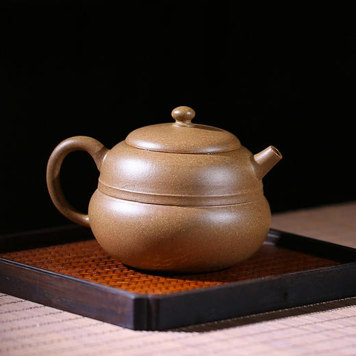 紫砂壶 宜兴名家手工原矿段泥福禄双全壶普洱泡茶壶 商品图3