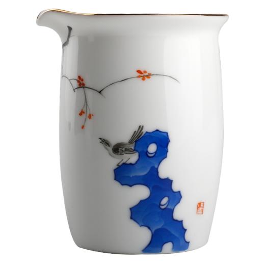 功夫茶具.青花瓷公道杯.手绘兰花 商品图3