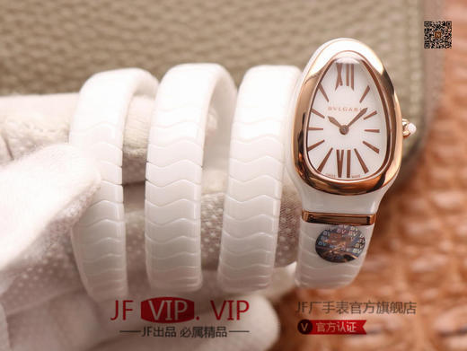 BV宝格丽SERPENTI系列，陶瓷表壳：陶瓷＋316#精钢表带：陶瓷+记忆弹簧表冠：陶瓷+316#精钢表盘：陶瓷表底：陶瓷玻璃：蓝宝石机芯 商品图0