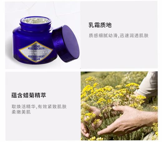 L'OCCITANE/欧舒丹 蜡菊活颜精华修护晚霜 50MLJPY带授权招加盟代理 商品图4
