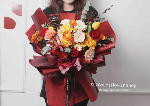 温暖橙花束 商品图5