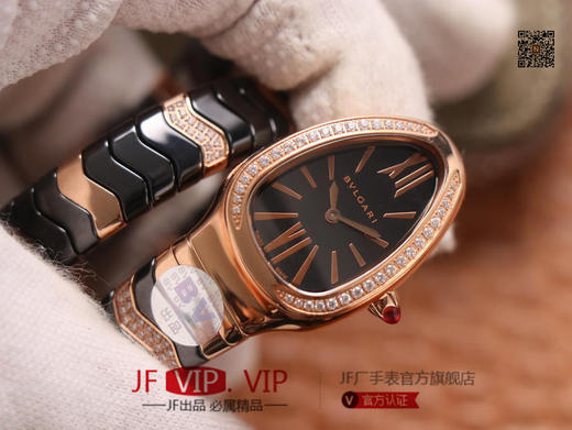 BV宝格丽SERPENTI系列，陶瓷表壳：陶瓷＋316#精钢表带：陶瓷+记忆弹簧表冠：陶瓷+316#精钢表盘：陶瓷表底：陶瓷玻璃：蓝宝石机芯 商品图3