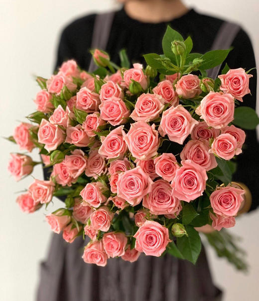 温柔水晶多头玫