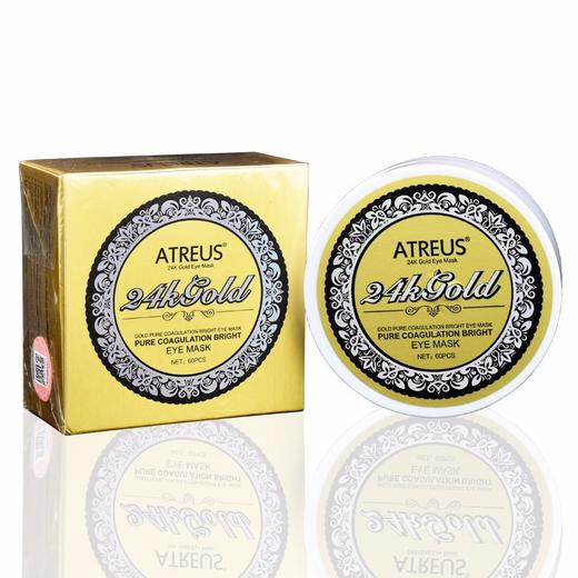 【精品推荐】【香港直邮】泰国Atreus24K黄金抗邹眼膜 60片JPY带授权招加盟代理 商品图0