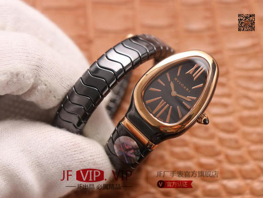 BV宝格丽SERPENTI系列，陶瓷表壳：陶瓷＋316#精钢表带：陶瓷+记忆弹簧表冠：陶瓷+316#精钢表盘：陶瓷表底：陶瓷玻璃：蓝宝石机芯 商品图8