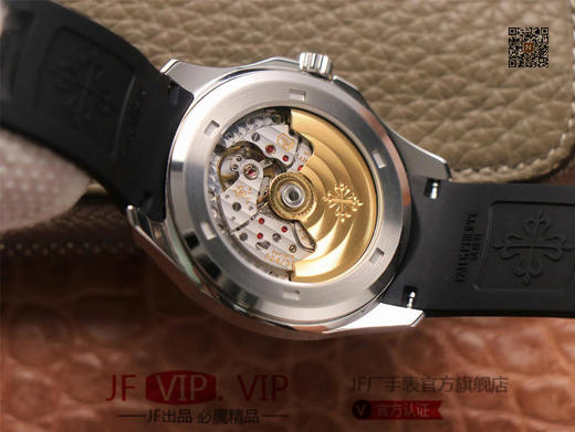 ZF百达翡丽5165A腕表，腕表尺寸38.5mmX8.6mm，美优达9015改PP自产Cal.324 SC机芯，男士腕表，硅胶表带，自动机械机芯，透底。 商品图7