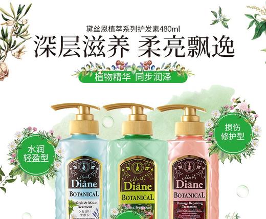 MOIST DIANE/黛丝恩 植萃护发素 水润轻盈型 480MLJPY带授权招加盟代理 商品图1