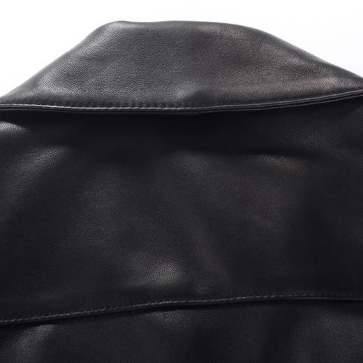 马车 立领 新款女士羊皮机车真皮衣/皮夹克 特惠 Z-3772 商品图9