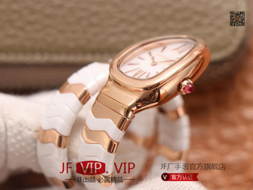 BV宝格丽SERPENTI系列，陶瓷表壳：陶瓷＋316#精钢表带：陶瓷+记忆弹簧表冠：陶瓷+316#精钢表盘：陶瓷表底：陶瓷玻璃：蓝宝石机芯 商品图4