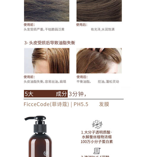 【新品推荐 】澳洲FicceCode菲诗寇护发素260mlJPY带授权招加盟代理 商品图9