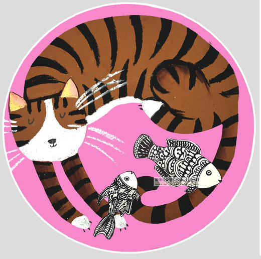 《小猫爱吃鱼》【自动发货：下单后，点击手机短信中收到的链接，即可获取文件下载的链接；如有任何问题，可添加客服微信hm33268获得帮助】 商品图0