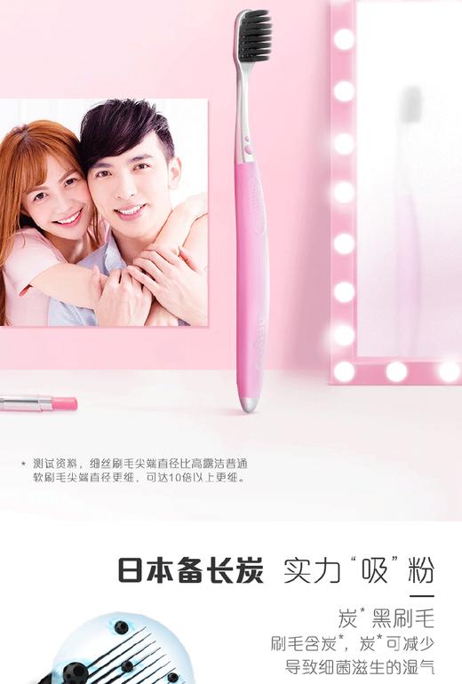 【品牌直供】高露洁成人迷你刷头超密丝炭超细软毛牙刷 2支装 颜色随机JPY带授权招加盟代理 商品图6