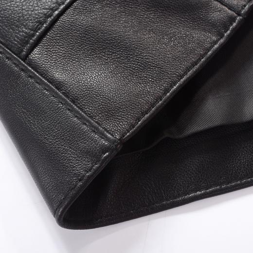 马车 立领 新款女士羊皮机车真皮衣/皮夹克 特惠 Z-3772 商品图8