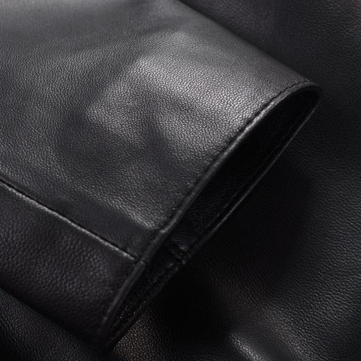 马车 立领 新款女士羊皮机车真皮衣/皮夹克 特惠 Z-3772 商品图11