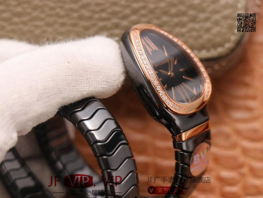 BV宝格丽SERPENTI系列，陶瓷表壳：陶瓷＋316#精钢表带：陶瓷+记忆弹簧表冠：陶瓷+316#精钢表盘：陶瓷表底：陶瓷玻璃：蓝宝石机芯 商品图3