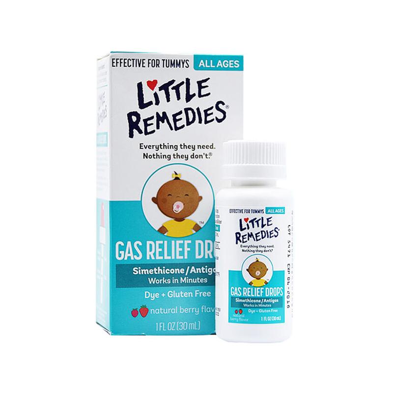 Little Remedies 小鼻子婴儿防肠胃胀气肠绞痛吐奶西甲硅油 30ml【新旧 包装随机发】JPY带授权招加盟代理