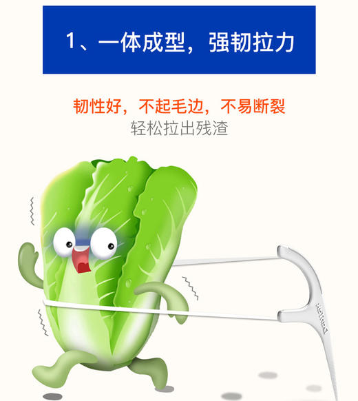 DenTek德泰克三重清洁牙线棒90支 1:1送牙线盒JPY带授权招加盟代理 商品图6