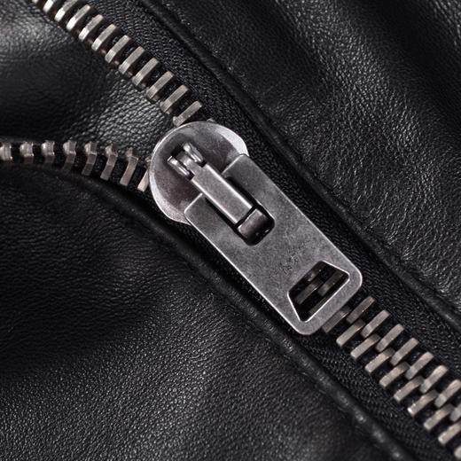 马车 立领 新款女士羊皮机车真皮衣/皮夹克 特惠 Z-3772 商品图6