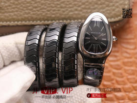 BV宝格丽SERPENTI系列，陶瓷表壳：陶瓷＋316#精钢表带：陶瓷+记忆弹簧表冠：陶瓷+316#精钢表盘：陶瓷表底：陶瓷玻璃：蓝宝石机芯