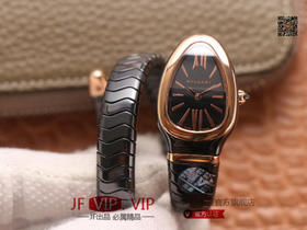 BV宝格丽SERPENTI系列，陶瓷表壳：陶瓷＋316#精钢表带：陶瓷+记忆弹簧表冠：陶瓷+316#精钢表盘：陶瓷表底：陶瓷玻璃：蓝宝石机芯