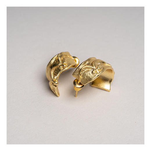APRESI｜TWIST OF JOY Waved  Earrings  [逐浪宽版耳环] 商品图3