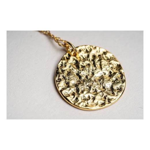 APRESI｜ALL DAY Lucky Knocking Double Necklace [手工敲字双层幸运项链] 商品图5