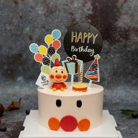 面包超人翻糖装饰蛋糕