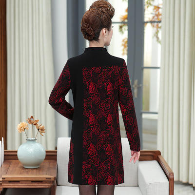 QYXZY651中老年妈妈针织连衣裙 商品图1