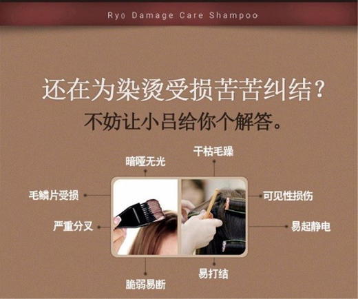 【精品推荐】韩国 Ryo/吕 红吕含光耀护损伤修护洗发水 400gJPY带授权招加盟代理 商品图4