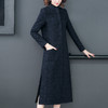 AHM  krwl7619民族风复古棉麻秋冬加厚大码外套【优】 商品缩略图3