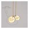 APRESI｜ALL DAY Lucky Knocking Single Necklace [手工敲字单层幸运项链] 商品缩略图1