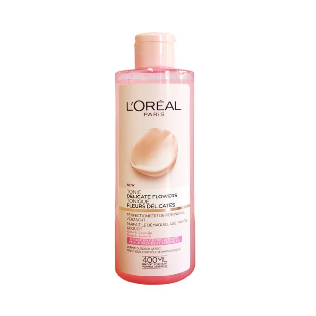 【荷兰直邮】法国欧莱雅 L'oreal 玫瑰茉莉柔肤水爽肤水粉水荷兰版400mlJPY带授权招加盟代理