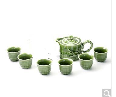乾唐轩新竹节茶具1+6（仅供济南市区） 商品图0