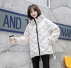 【女装羽绒服】*羽绒服女中长款韩版潮连帽加厚亮面白鸭绒外套 商品缩略图2
