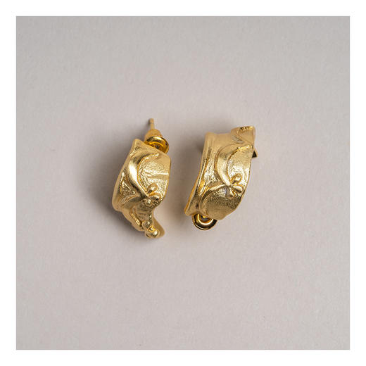 APRESI｜TWIST OF JOY Waved  Earrings  [逐浪宽版耳环] 商品图2