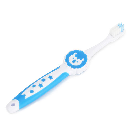 日本贝亲母婴品牌—儿童训练牙刷(3—6岁)天蓝 商品图3