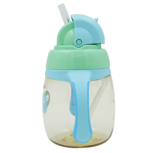 日本贝亲母婴品牌—MagMag PPSU阶段式训练吸管杯（清爽蓝） 商品图4