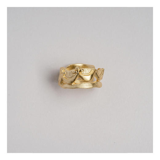 APRESI｜TWIST OF JOY Slight Waved Ring [逐浪宽版开口戒指] 商品图4