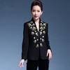 MY-8816秋季新款纯色绣花毛呢外套 商品缩略图2