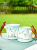 【玛戈隆特】进博盛宴幸福小鸟对杯 木把手家用骨瓷情侣对杯 商品缩略图4
