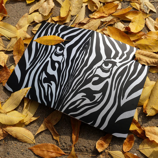 博物小馆 原创 | 动物笔记本 猎豹 斑马 金银本 空白本 记事 绘图 商品图2