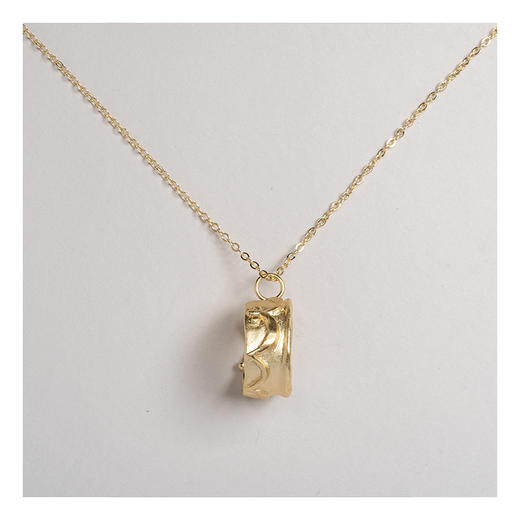 APRESI｜TWIST OF JOY Waved Pendant Necklace [逐浪宽版项链] 商品图4